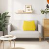 vidaXL Coussin de Dos Jaune clair 60 x 20 x 50 cm tissu
