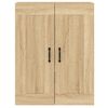 vidaXL Armoires murales 2 pcs ch&ecirc;ne sonoma bois d'ing&eacute;nierie