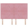 vidaXL T&ecirc;te de lit avec t&ecirc;te de lit Rose 144 cm Cuir synth&eacute;tique