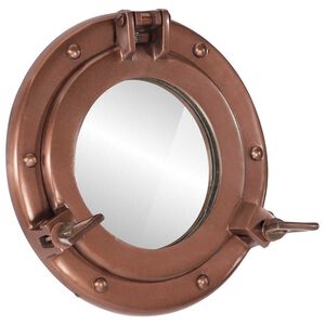 vidaXL Miroir en forme de porthole mural &Oslash;23 cm&nbsp;aluminium et verre