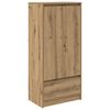 vidaXL Armoire avec tiroir ch&ecirc;ne artisanal 55,5x34x119,5 cm