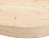 vidaXL Dessus de table rond Ø90x3 cm bois de pin massif