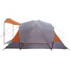 vidaXL Tente familiale tunnel 8 personnes gris et orange imperm&eacute;able