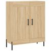 vidaXL Buffet haut Ch&ecirc;ne sonoma 69,5x34x180 cm Bois d'ing&eacute;nierie