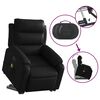 vidaXL Fauteuil inclinable de massage &eacute;lectrique noir similicuir