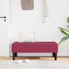 vidaXL banc avec coussin Bordeaux 113 x 57 x 39 cm Velours