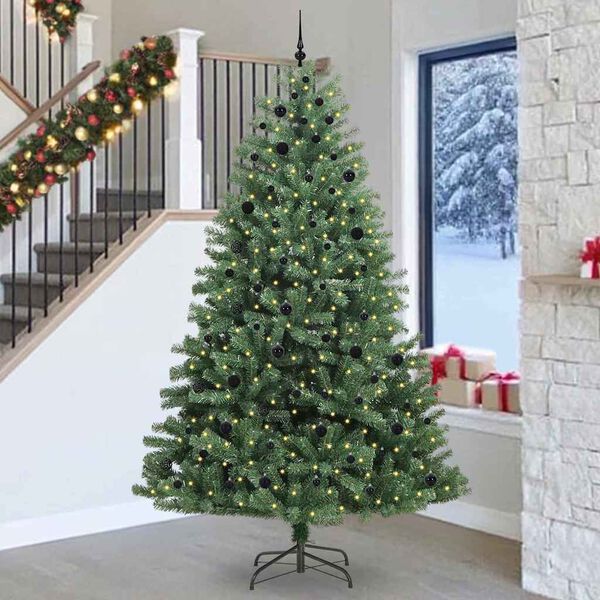 vidaXL Sapin de No&euml;l Artificiel &agrave; Branches Articul&eacute;es Vert 270 cm