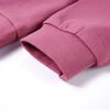 Sweatshirt pour enfants framboise 92