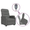 vidaXL Fauteuil Gris fonc&eacute; Tissu