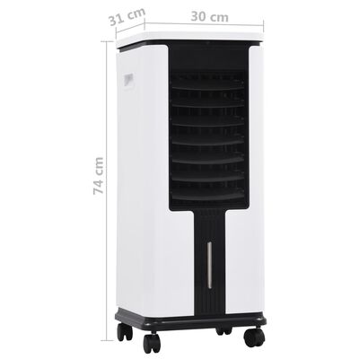 vidaXL Refroidisseur humidificateur purificateur d'air 3 en 1 75 W