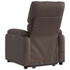 vidaXL Fauteuil inclinable de massage &eacute;lectrique marron similicuir
