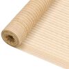vidaXL Filet brise-vue Beige 1,5x10 m PEHD 195 g/m&sup2;