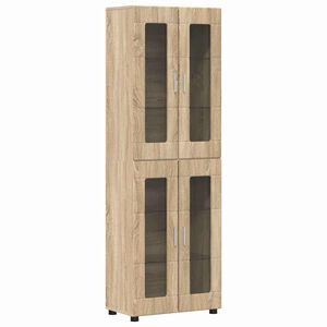 vidaXL Haut Armoire avec &eacute;tag&egrave;re FLORIN Ch&ecirc;ne Sonoma 60 x 35 x 182 cm