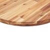 vidaXL Dessus de table rond &Oslash;80x4 cm bois massif d'acacia