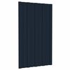 vidaXL Panneau de toiture 12 pcs Anthracite 80 x 45 cm Acier galvanis&eacute;