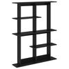 vidaXL &Eacute;tag&egrave;re Murale Ch&ecirc;ne noir 102 x 20 x 130 cm
