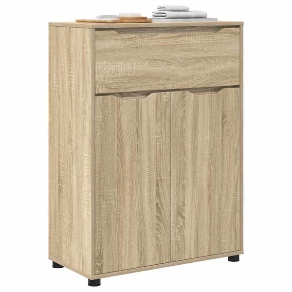 vidaXL Cabinet de salle de bain Ch&ecirc;ne Sonoma 72,5 x 36,5 x 100 cm
