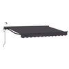 vidaXL Auvent r&eacute;tractable &eacute;lectrique Anthracite 3 x 2 m
