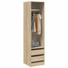 vidaXL Garde-robe avec tiroirs Ch&ecirc;ne sonoma Bois d'ing&eacute;nierie