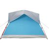 vidaXL Tente de camping de cabine 4 personnes bleu imperméable