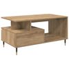 vidaXL Table basse Ch&ecirc;ne artisanal 90 x 49 x 45 cm Bois d'ing&eacute;nierie