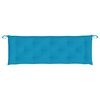 vidaXL Coussins de banc de jardin lot de 2 bleu clair tissu Oxford