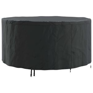 vidaXL Housse pour meubles 182 x 182 x 85 cm Tissu Oxford 600D Rond