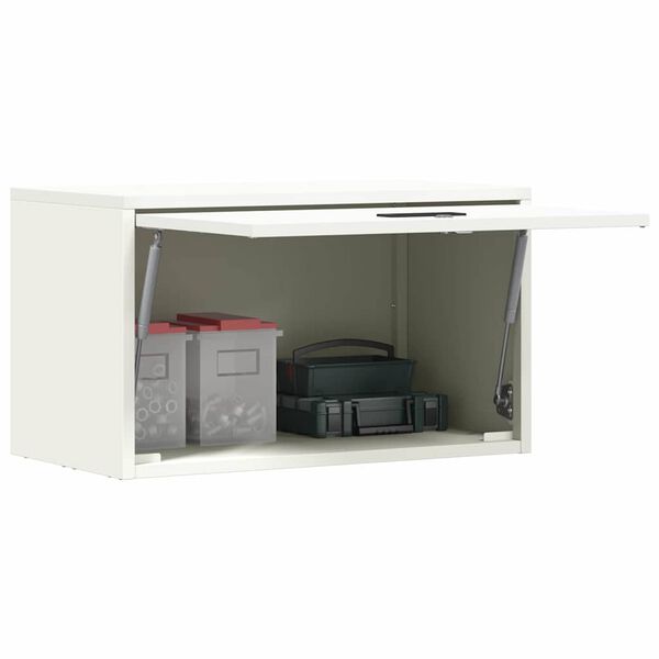 vidaXL Armoire murale pour garage Blanc 60 x 33 x 35 cm