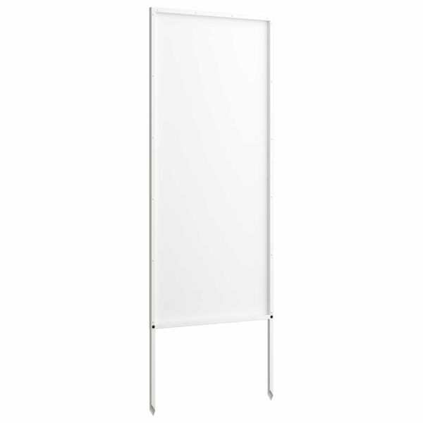 vidaXL &Eacute;cran de confidentialit&eacute; de jardin Fretwork Blanc 50 x 140 cm
