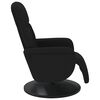 vidaXL Fauteuil inclinable avec repose-pied noir velours