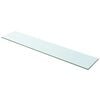 vidaXL Panneau pour &eacute;tag&egrave;re Verre transparent 100 x 20 cm