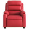 vidaXL Fauteuil inclinable Rouge Similicuir