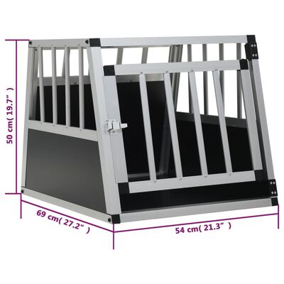 vidaXL Cage pour chien avec une porte 54 x 69 x 50 cm