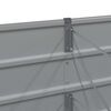 vidaXL Jardini&egrave;re Gris clair 160 x 40 x 75 cm Acier