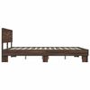 vidaXL Cadre de lit sans matelas ch&ecirc;ne marron 160x200 cm
