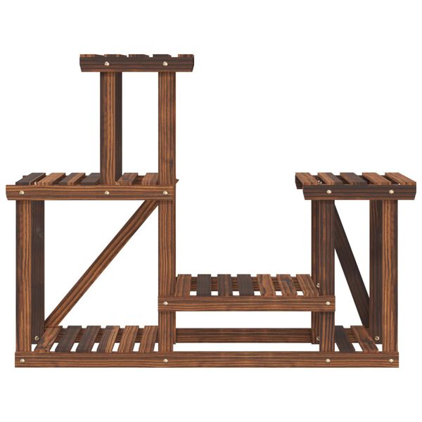 vidaXL Support &agrave; fleurs 90x25x73,5 cm bois massif de sapin