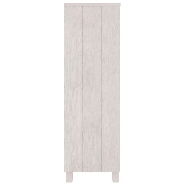 vidaXL Biblioth&egrave;que HAMAR Blanc 85x35x112 cm Bois de pin massif