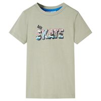 T-shirt pour enfants kaki clair 92