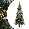 vidaXL Sapin de No&euml;l artificiel Vert 150 cm PVC, plastique et acier