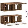 vidaXL Ensemble meuble TV 4 pcs Bois ancien Bois d'ing&eacute;nierie