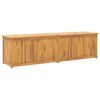 vidaXL Bo&icirc;te de jardin 200x50x55 cm Bois massif de teck