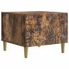 vidaXL Table basse Ch&ecirc;ne fum&eacute; 50 x 49 x 40 cm Bois d'ing&eacute;nierie