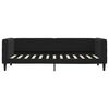 vidaXL Lit de repos sans matelas noir 80x200 cm velours