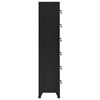 vidaXL Armoire &agrave; casiers Noir 38x40x180 cm Acier