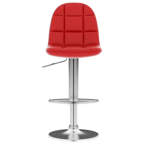 vidaXL Tabouret de bar Rouge bordeaux Similicuir