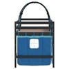 vidaXL Lit mezzanine enfants avec tunnel sans matelas bleu 90x200 cm