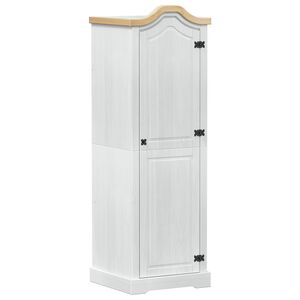 vidaXL Armoires avec &eacute;tag&egrave;re Blanc 55 x 52 x 170 cm Pin massif