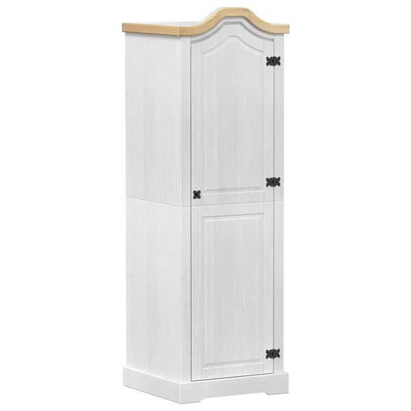 vidaXL Armoires avec &eacute;tag&egrave;re Blanc 55 x 52 x 170 cm Pin massif