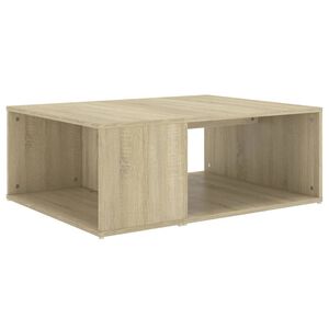 vidaXL Table basse ch&ecirc;ne sonoma 90x67x33 cm bois d'ing&eacute;nierie
