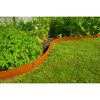 Nature Bordures de jardin 3 pcs 91,4x10,2 cm acier corten